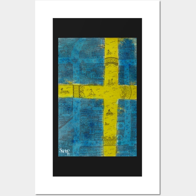 Sweden Sweet Sweden! Wall Art by Innsmouth